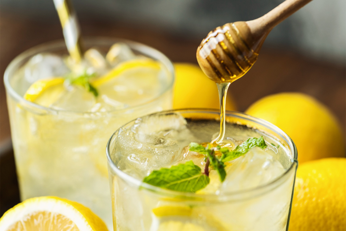 Warm Honey Lemon Water