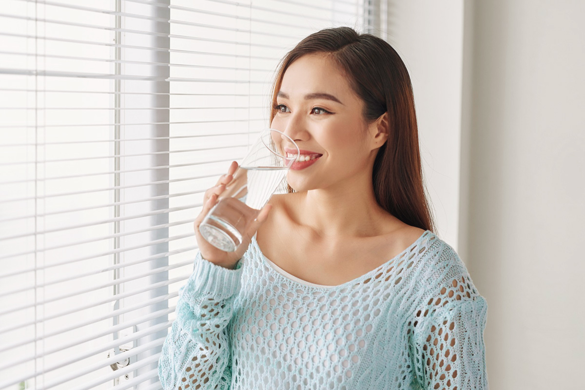 Glass of water
